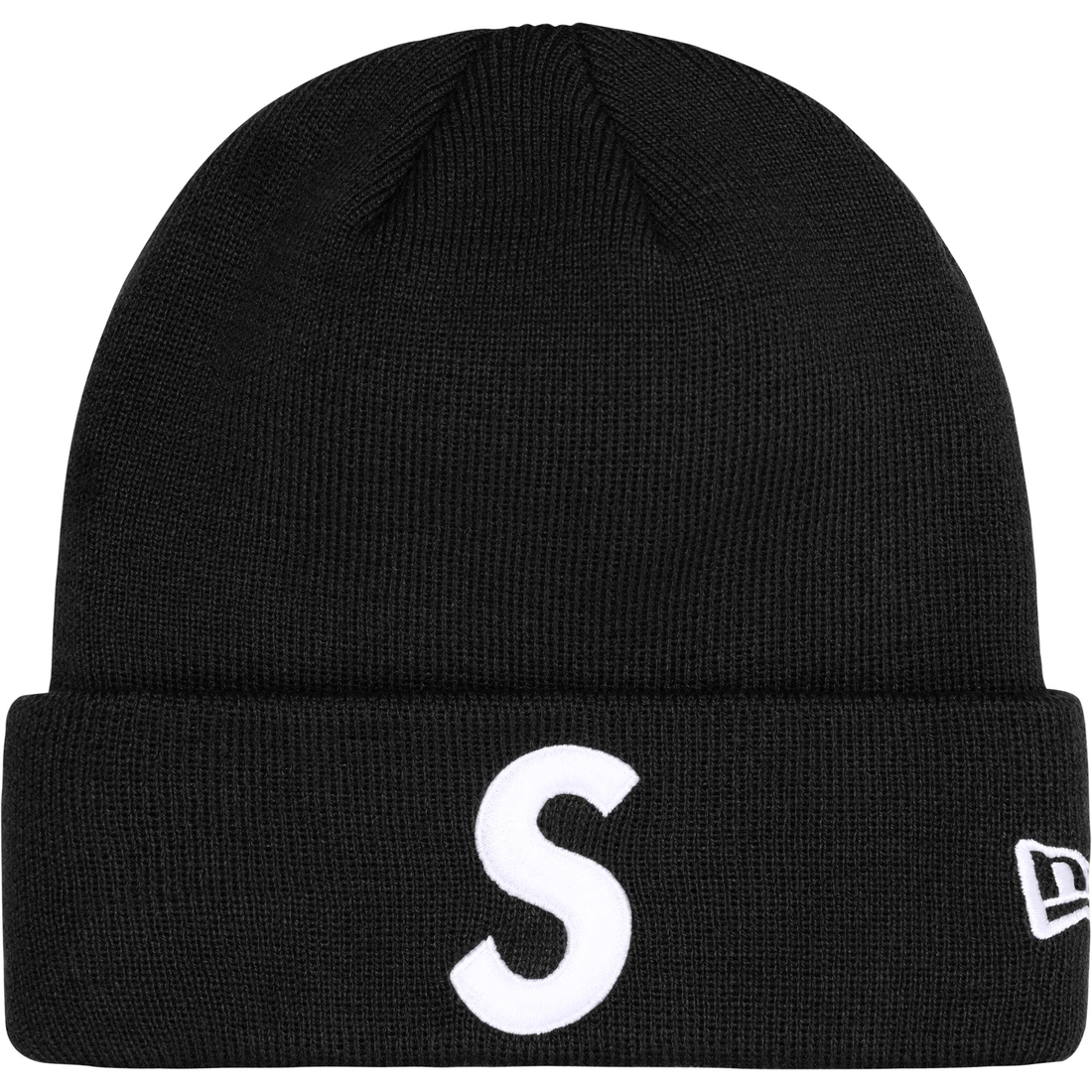 Supreme New Era S Logo Beanie (FW24) - Black - $40