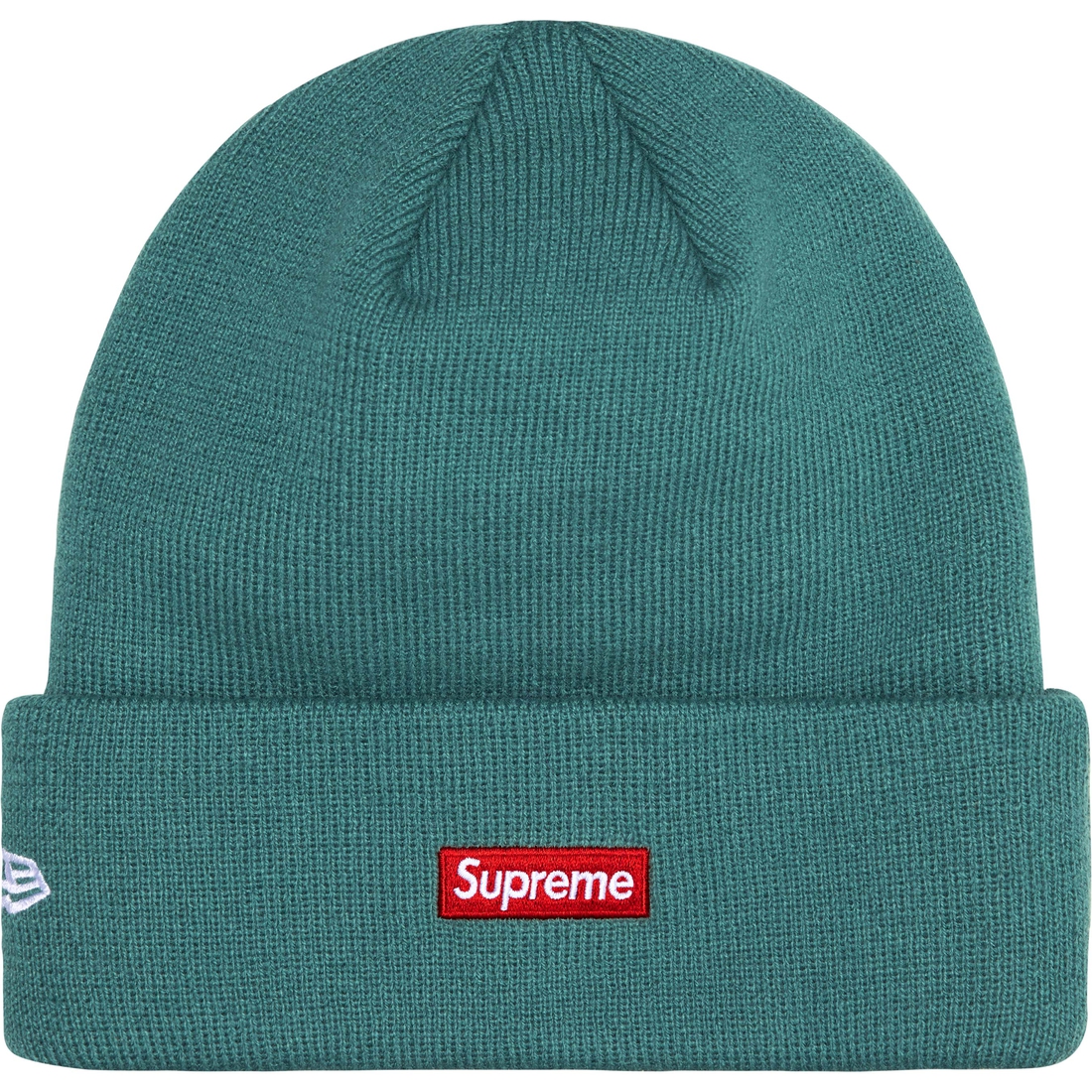 Supreme New Era S Logo Beanie (FW24) - Pine - $40