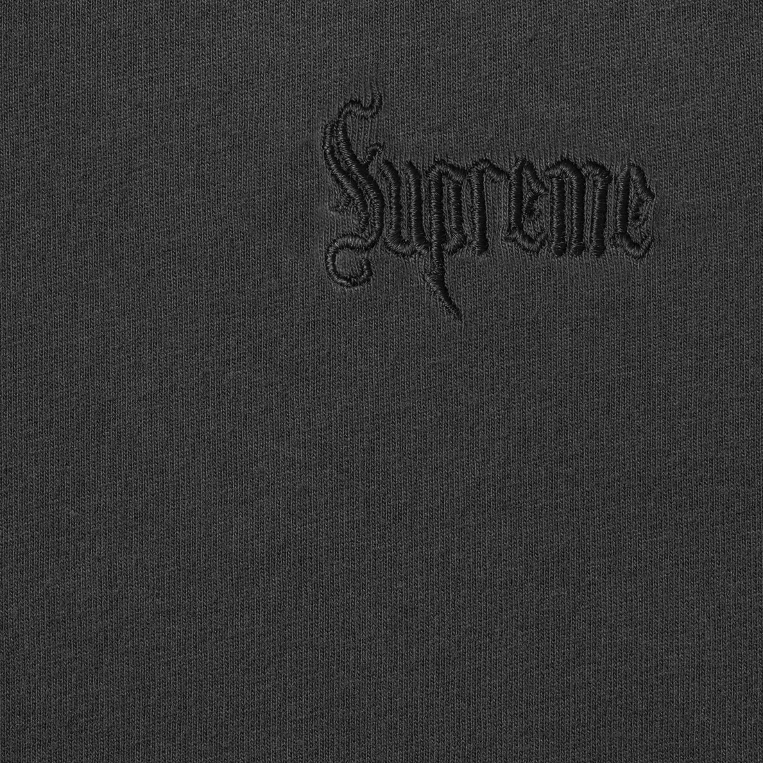 Supreme Old English Tee (FW24) - Black - $54
