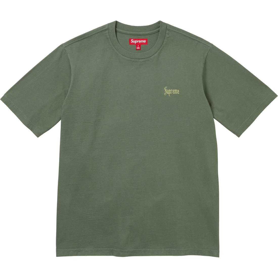 Supreme Old English Tee (FW24) - Olive - $54