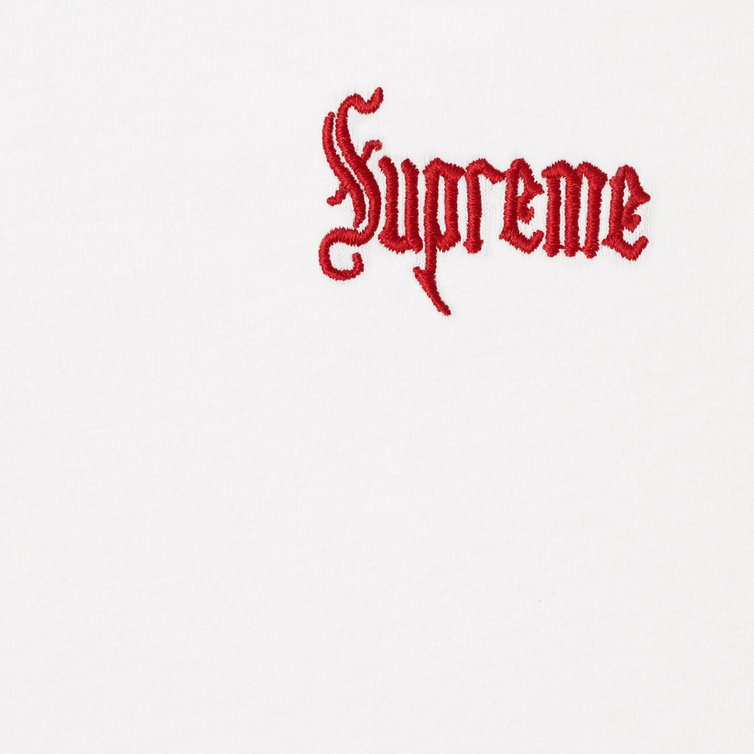 Supreme Old English Tee (FW24) - White - $54