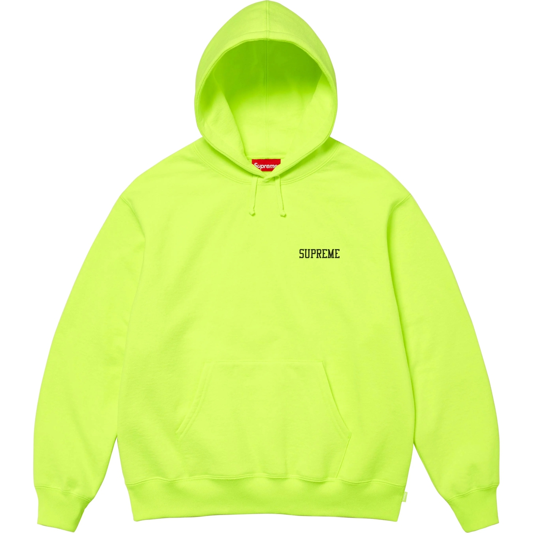 Supreme On God Hooded Sweatshirt (FW24) - Bright Yellow - $158