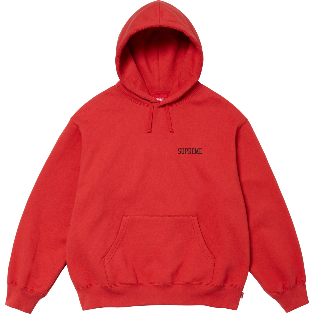 Supreme On God Hooded Sweatshirt (FW24) - Burnt Red - $158