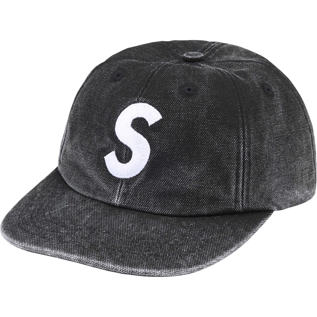 Supreme Pigment S Logo 6-Panel (FW24) - Black - $54