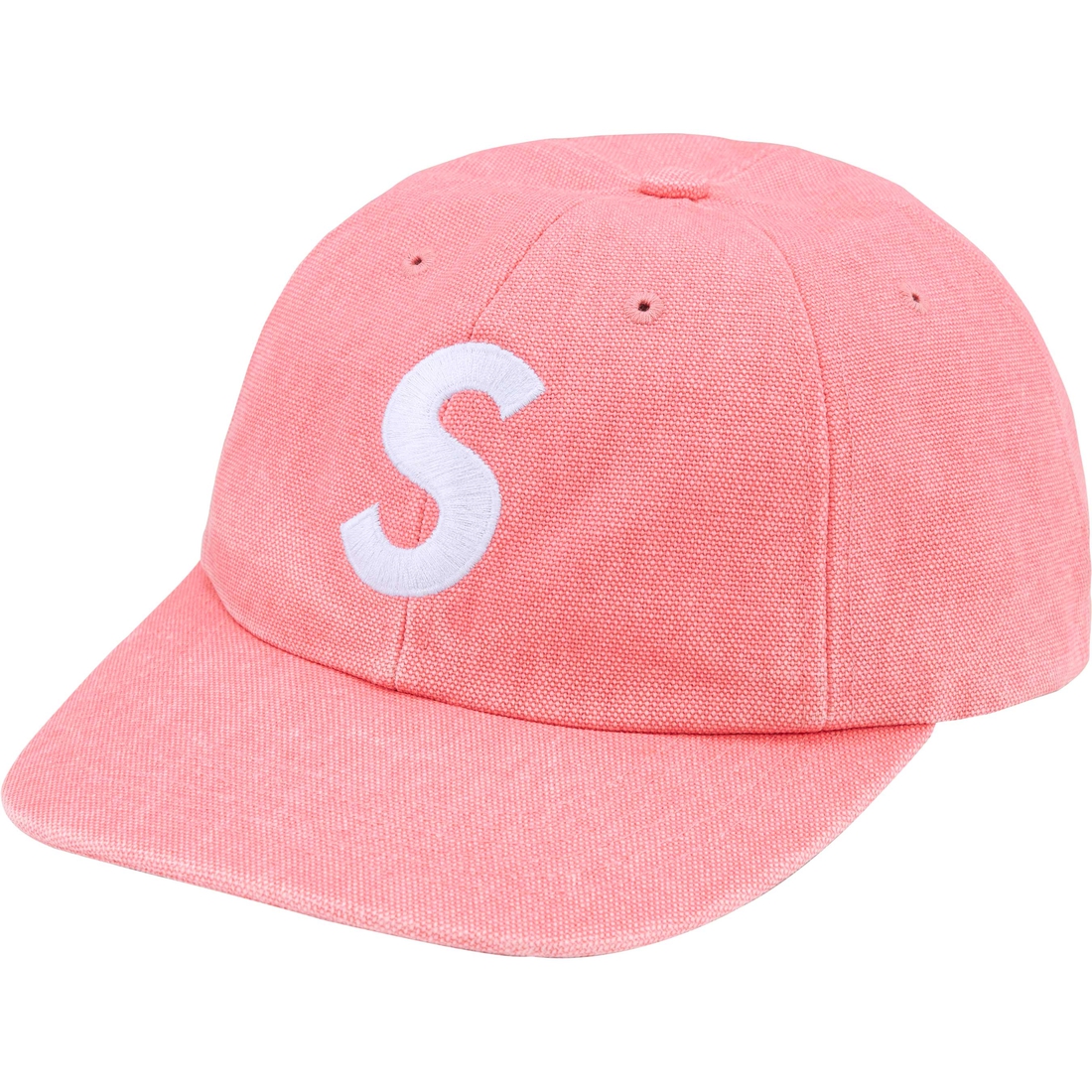 Supreme Pigment S Logo 6-Panel (FW24) - Bright Pink - $54