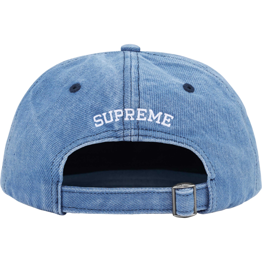 Supreme Pigment S Logo 6-Panel (FW24) - Denim - $54