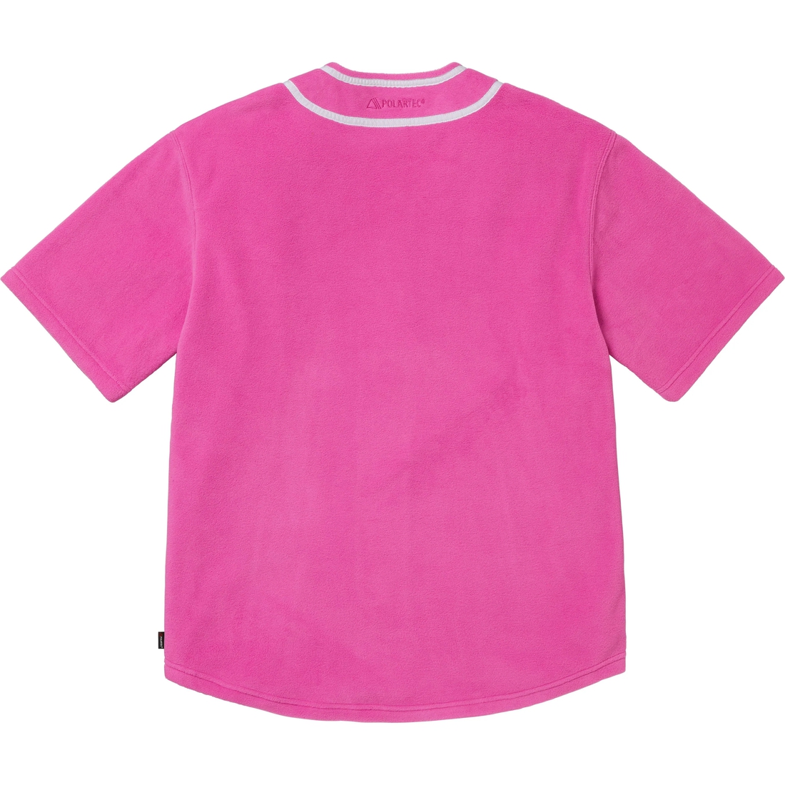 Supreme Polartec Baseball Jersey (FW24) - Pink - $138