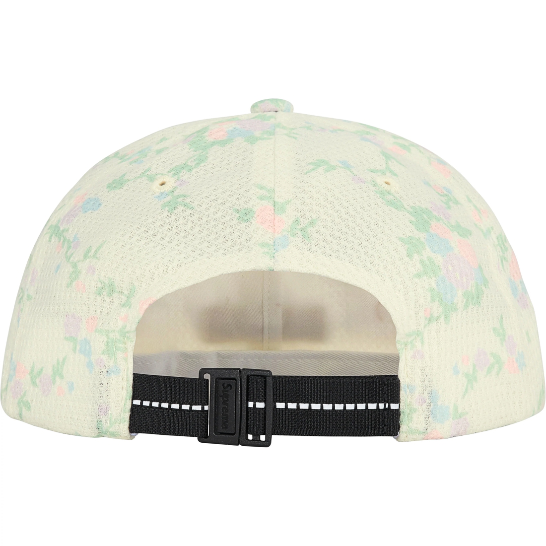 Supreme Polartec Waffle Small Box 6-Panel (FW24) - Floral - $48