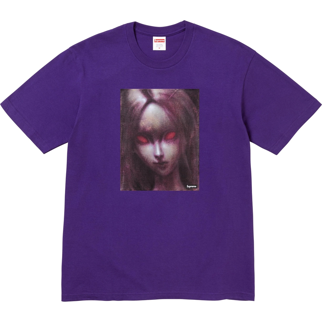Supreme Red Eyes Tee (FW24) - Purple - $48