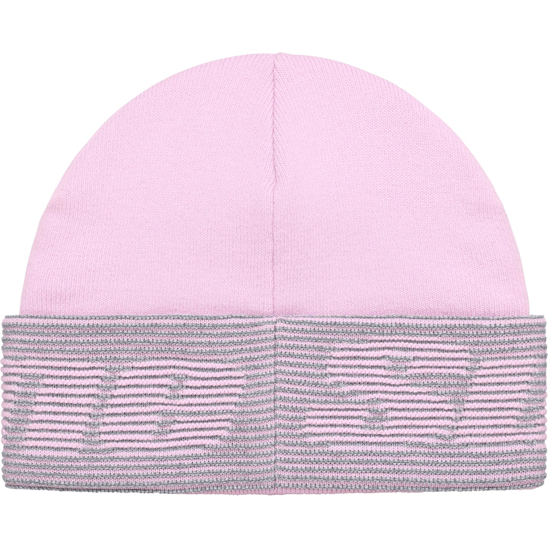 Supreme Reflective Jacquard Beanie (FW24) - Light Pink - $40