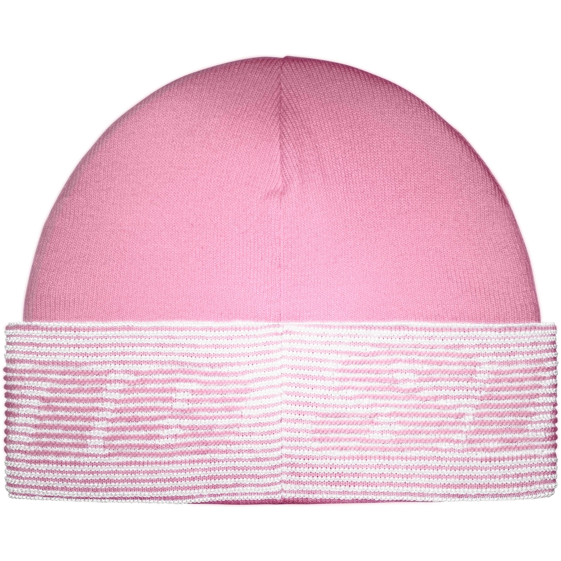 Supreme Reflective Jacquard Beanie (FW24) - Light Pink - $40
