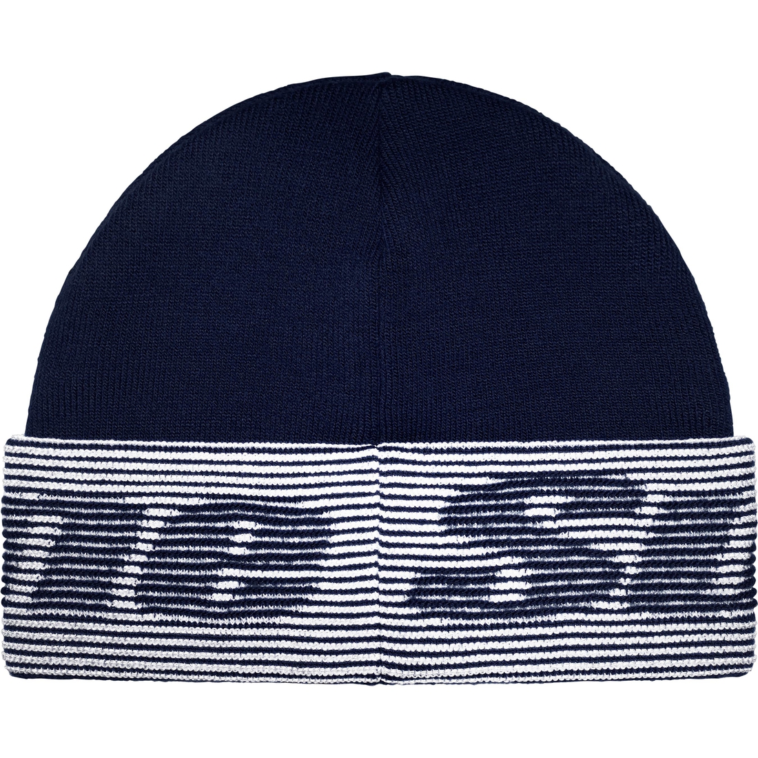Supreme Reflective Jacquard Beanie (FW24) - Navy - $40
