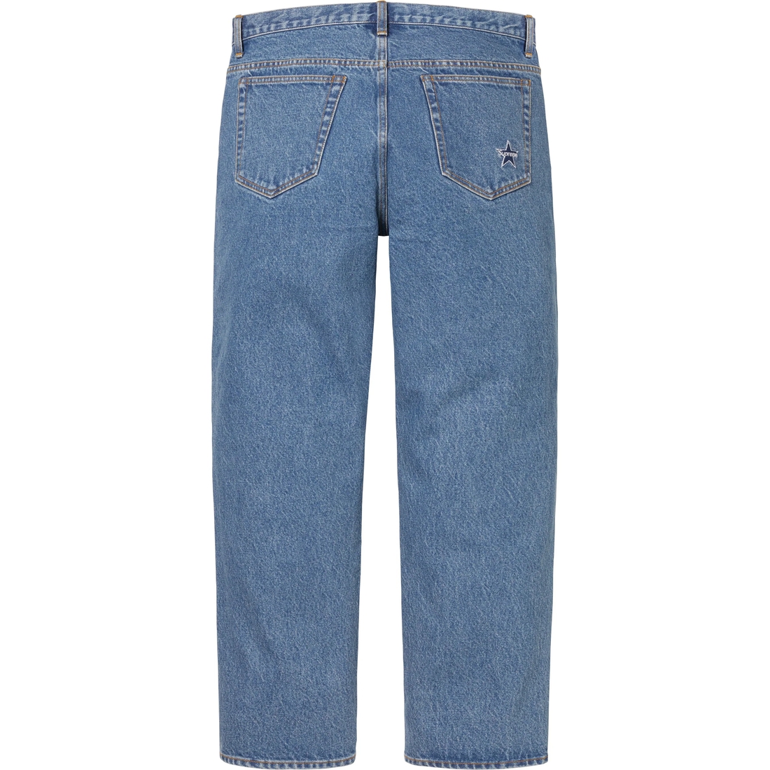 Supreme Regular Jean (FW24) - Washed Indigo - $158