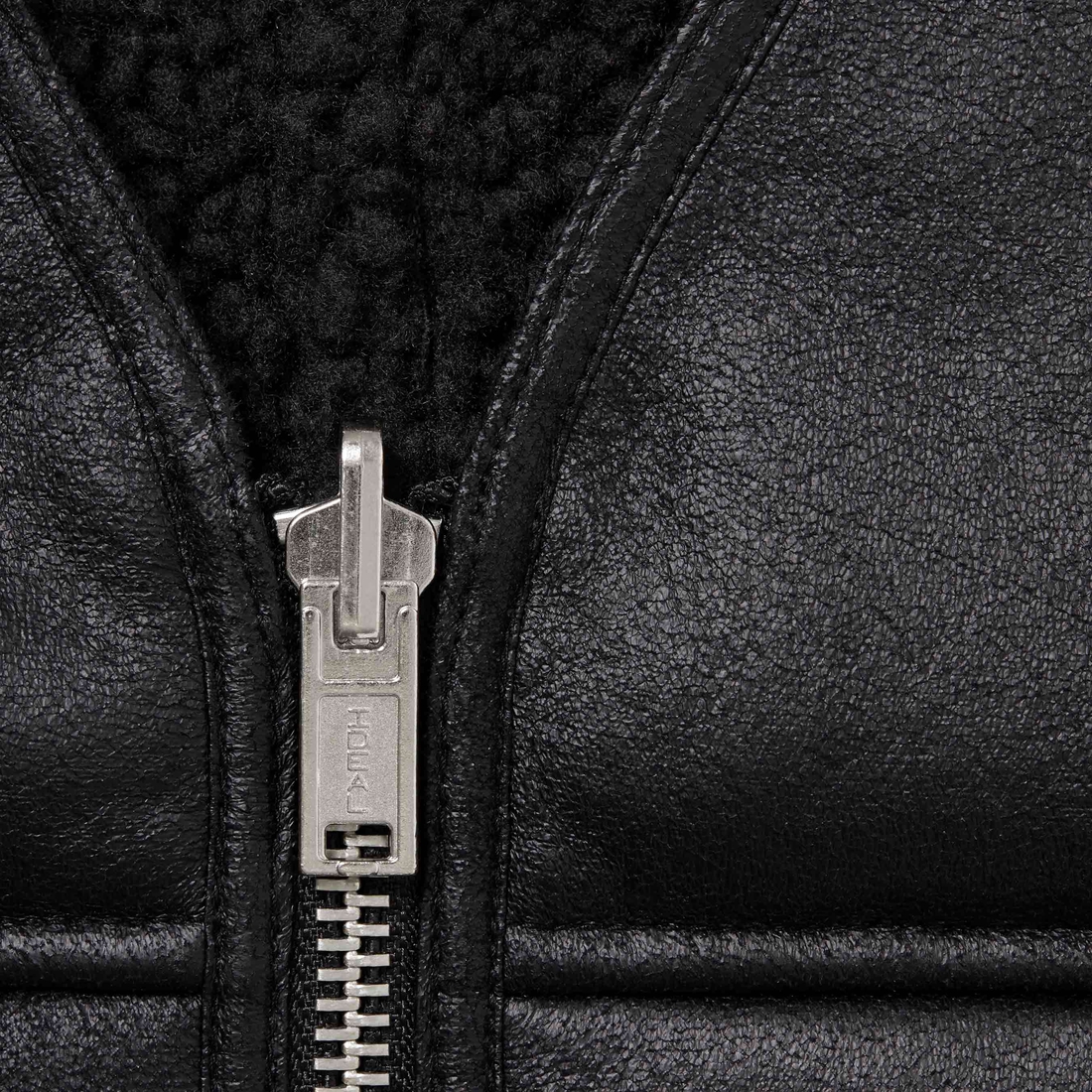 Supreme Reversible Faux Shearling Vest (FW24) - Black - $188