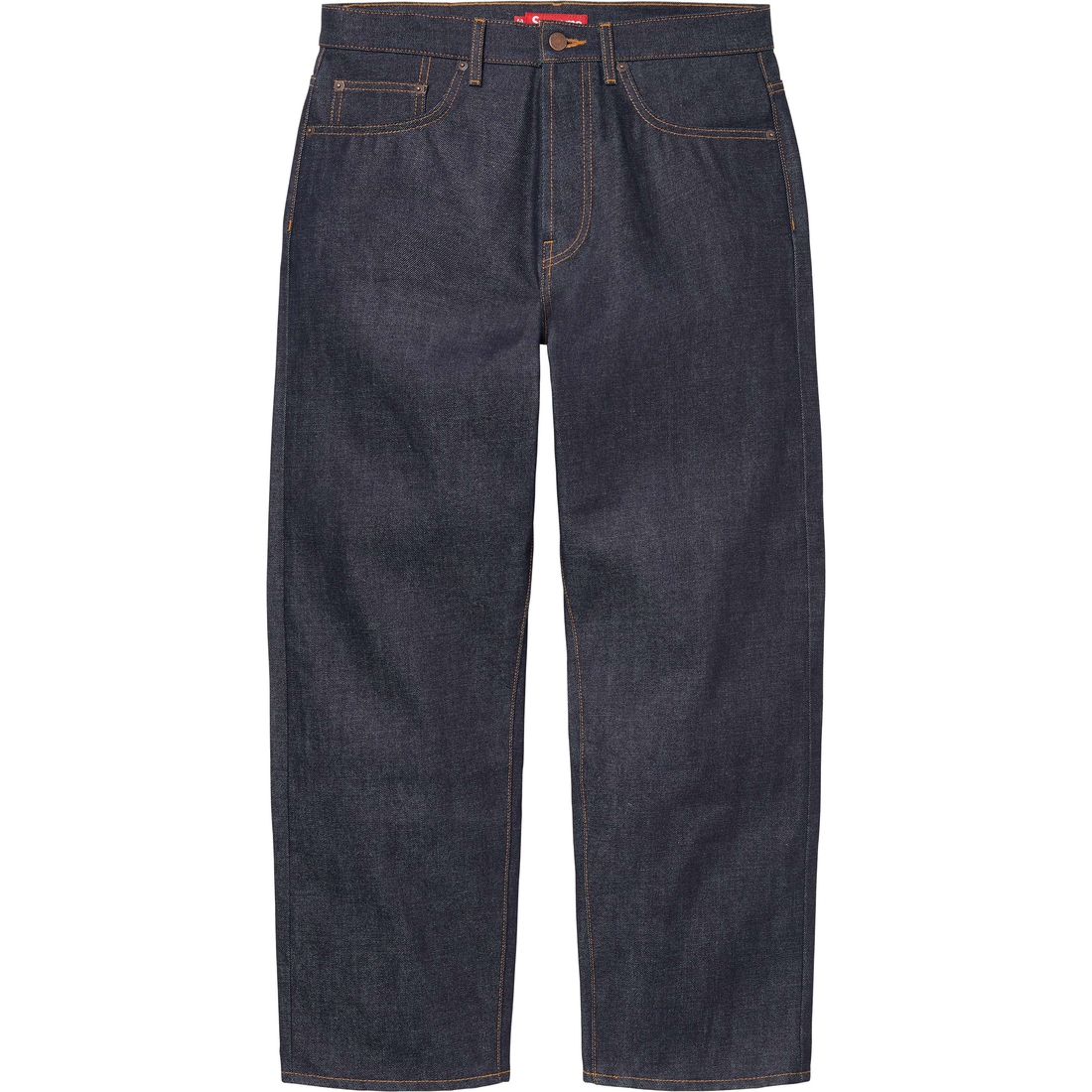 Supreme Rigid Loose Fit Selvedge Jean (FW24) - Rigid Indigo - $188