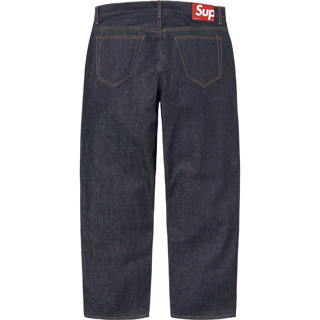 Supreme Rigid Loose Fit Selvedge Jean (FW24) - Rigid Indigo - $188