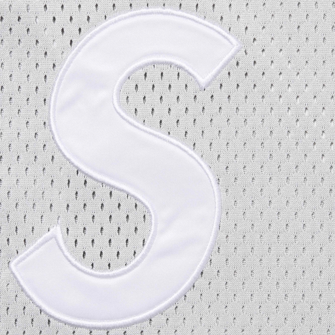 Supreme S Logo Baseball Henley (FW24) - Grey - $118
