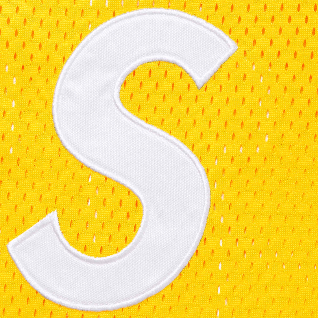 Supreme S Logo Baseball Henley (FW24) - Yellow - $118