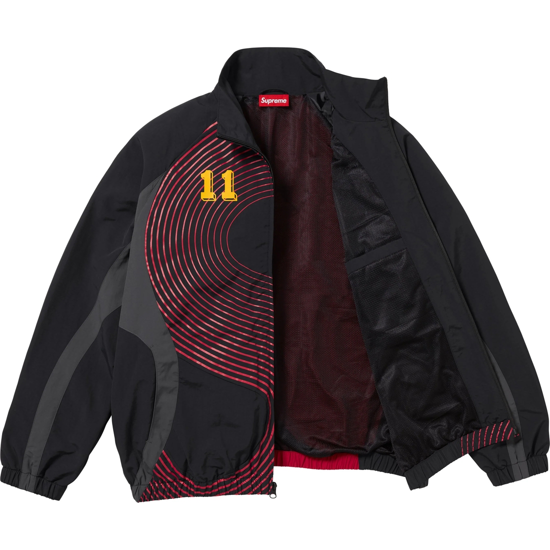 Supreme S Logo Track Jacket (FW24) - Black - $178