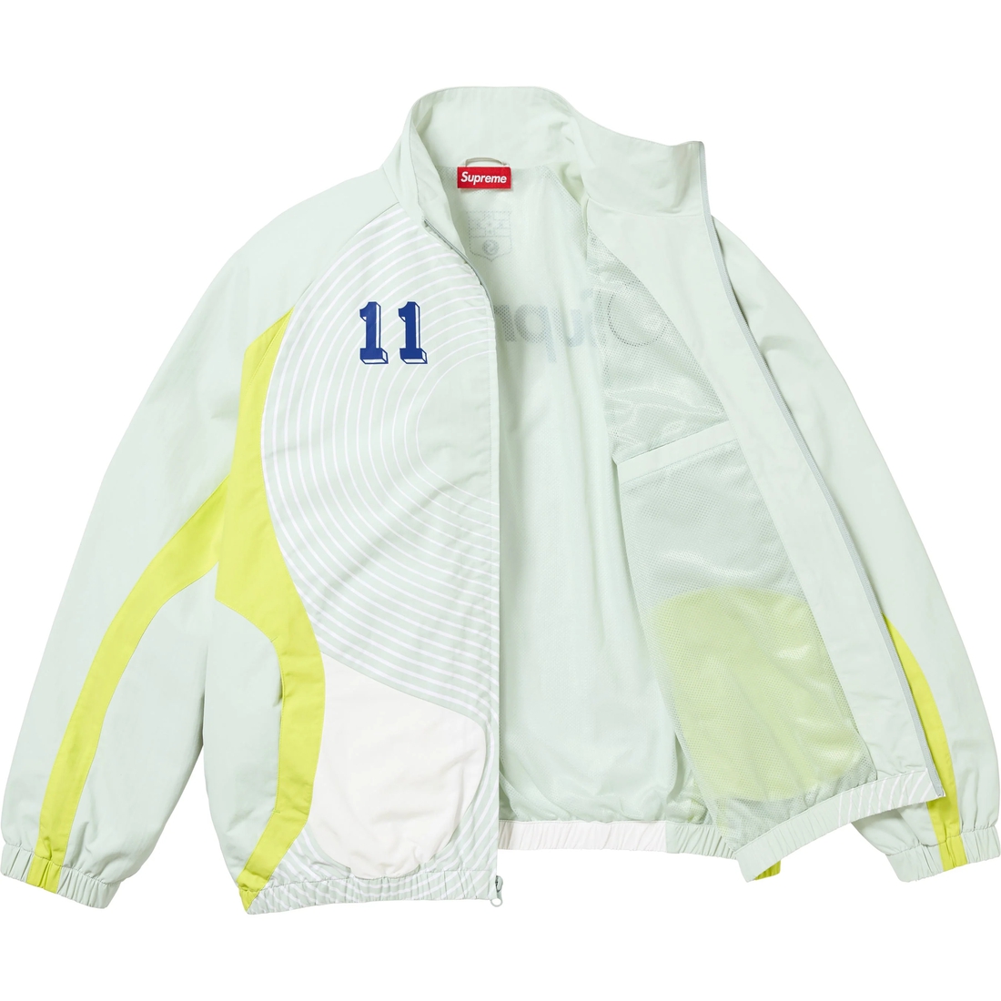 Supreme S Logo Track Jacket (FW24) - Light Mint - $178