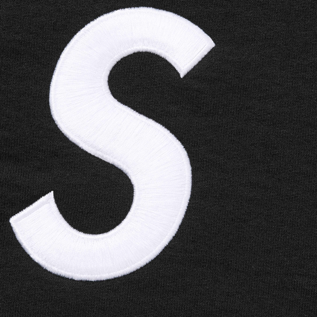 Supreme S Logo Zip Up Hooded Sweatshirt (FW24) - Black - $168