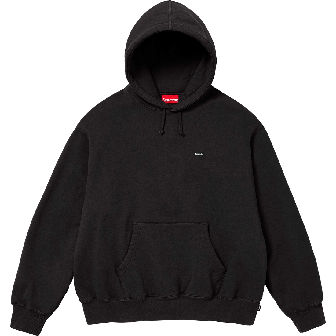 Supreme Small Box Hooded Sweatshirt (FW24) - Black - $158