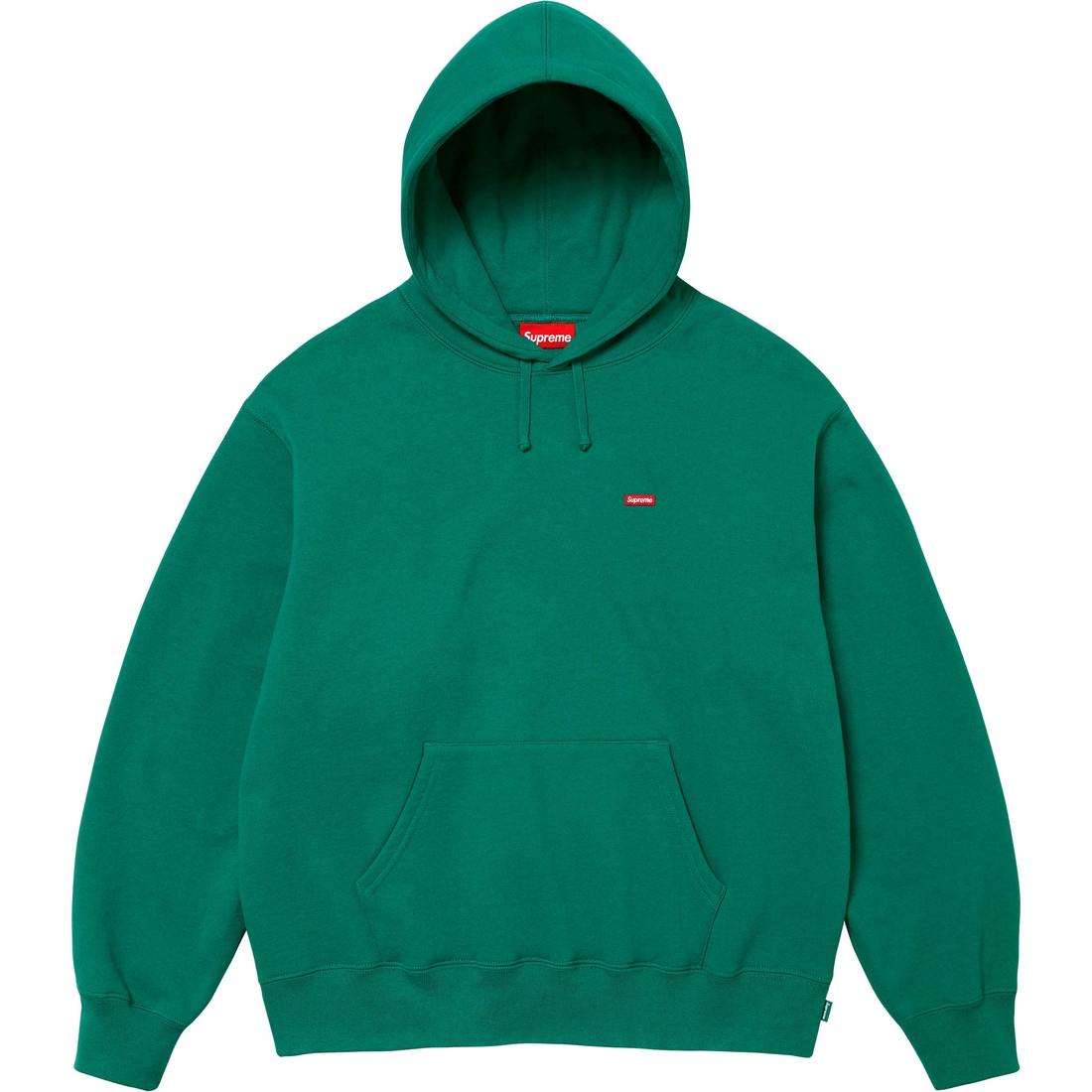 Supreme Small Box Hooded Sweatshirt (FW24) - Dark Green - $158