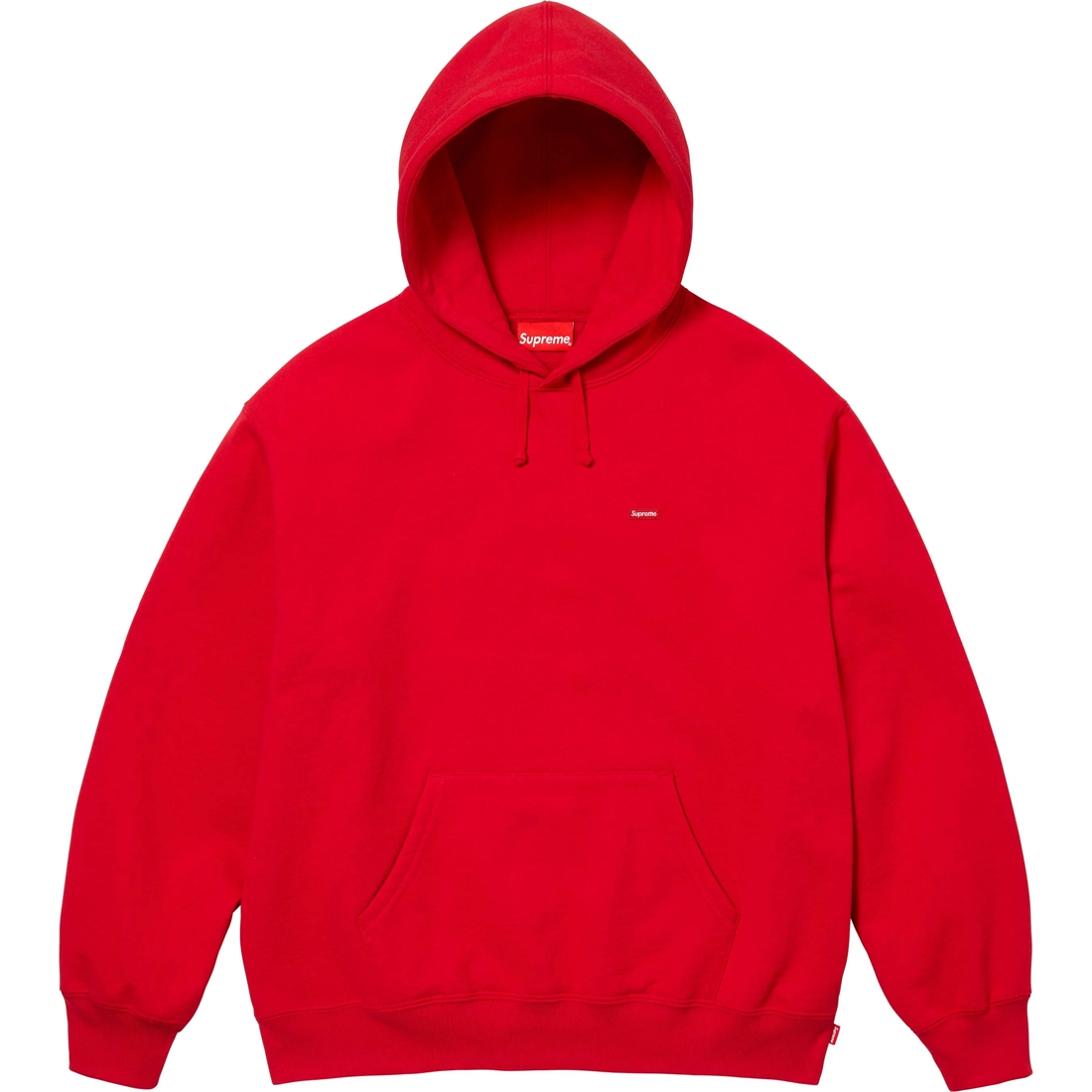 Supreme Small Box Hooded Sweatshirt (FW24) - Red - $158