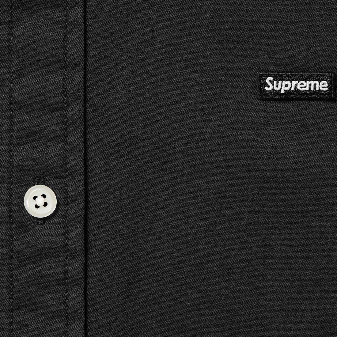 Supreme Small Box Shirt (FW24) - Black - $138