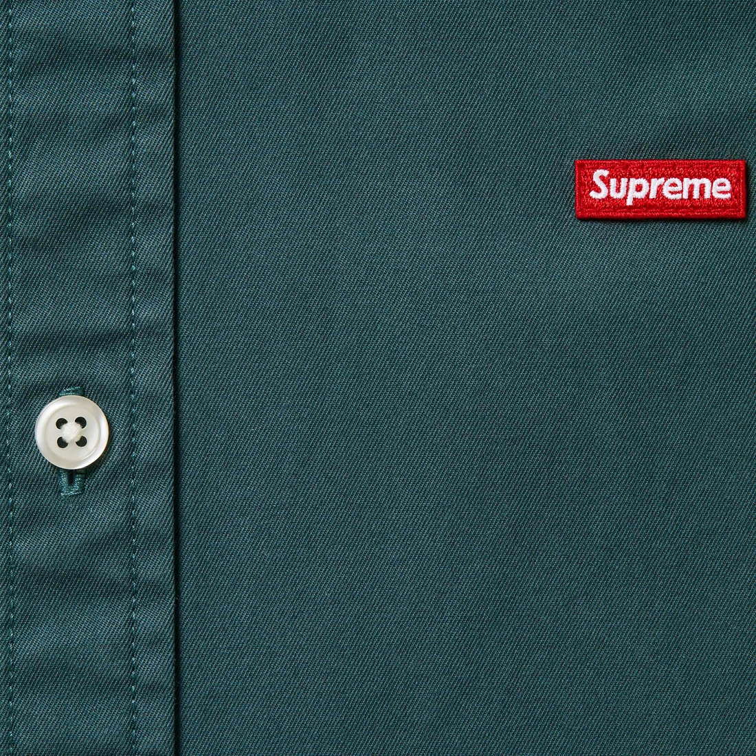 Supreme Small Box Shirt (FW24) - Dark Green - $138