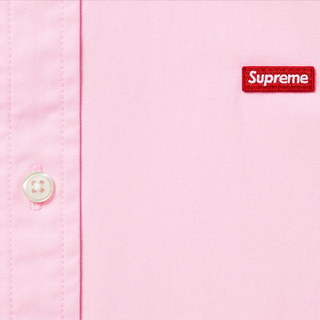 Supreme Small Box Shirt (FW24) - Light Pink - $138