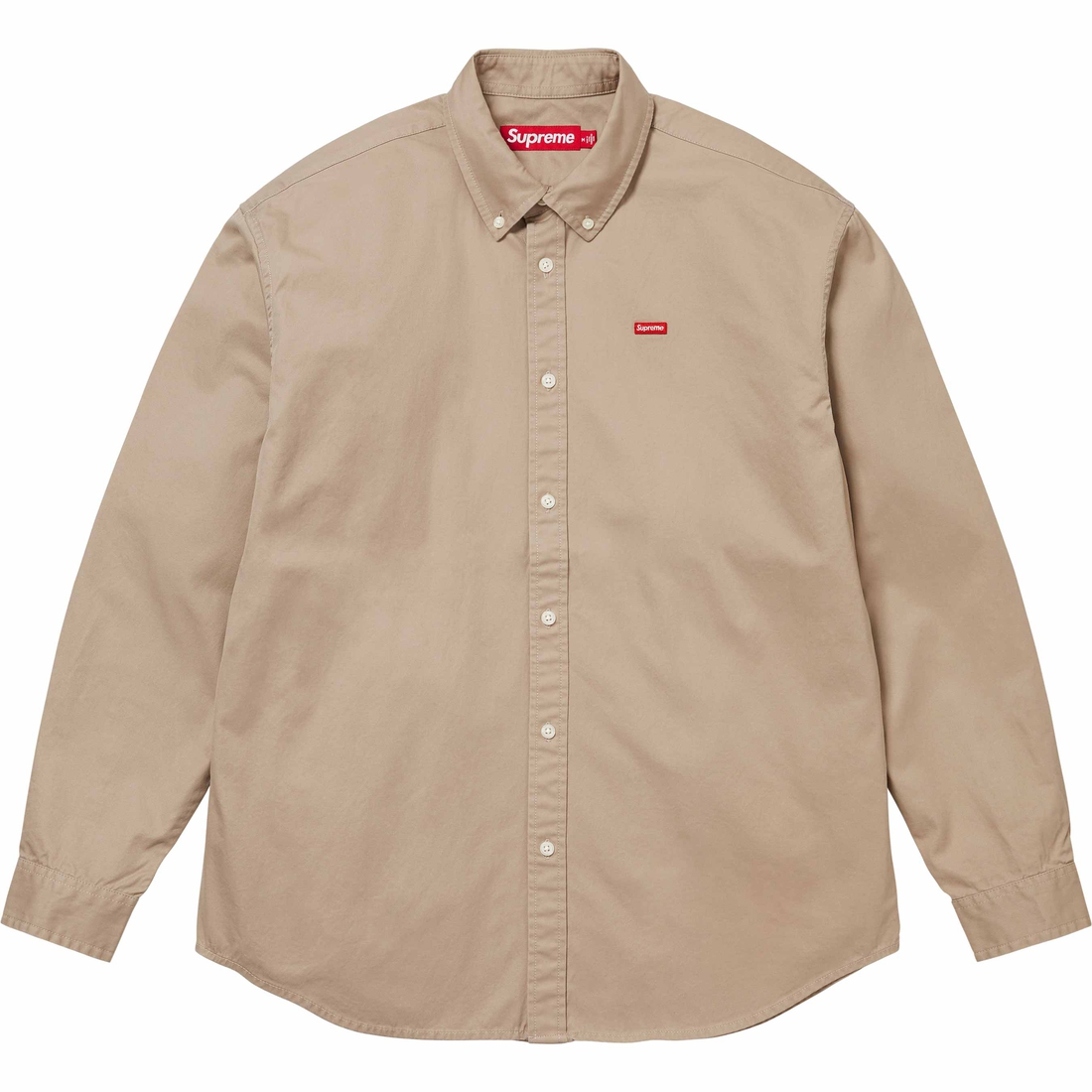 Supreme Small Box Shirt (FW24) - Light Tan - $138