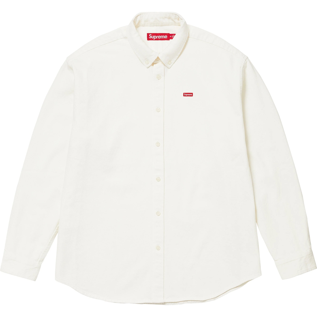 Supreme Small Box Shirt (FW24) - White Denim - $138