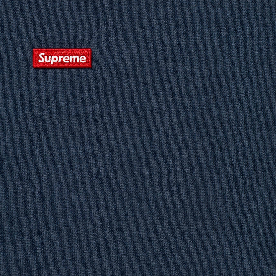 Supreme Small Box Zip Up Hooded Sweatshirt (FW24) - Navy - $158