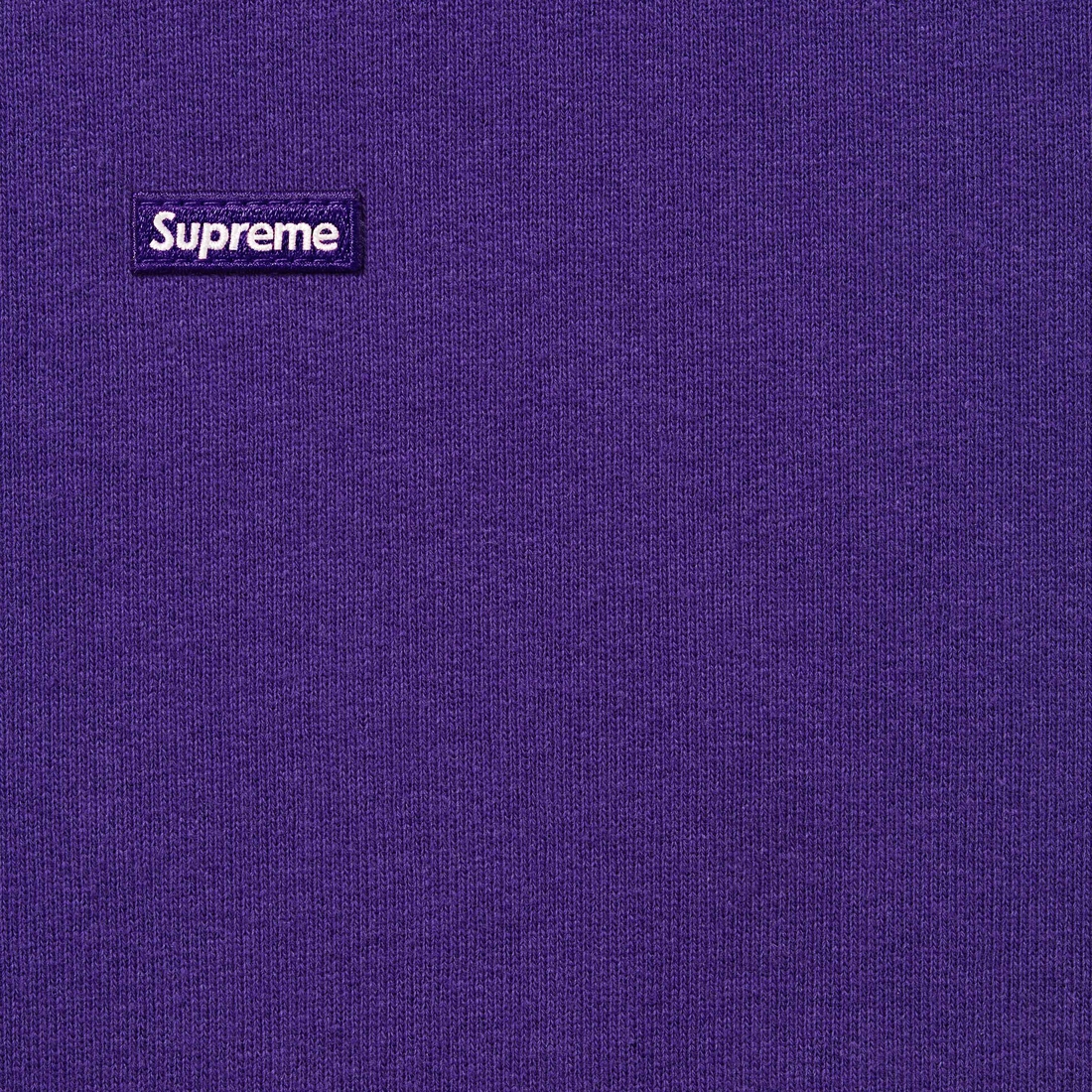 Supreme Small Box Zip Up Hooded Sweatshirt (FW24) - Purple - $158
