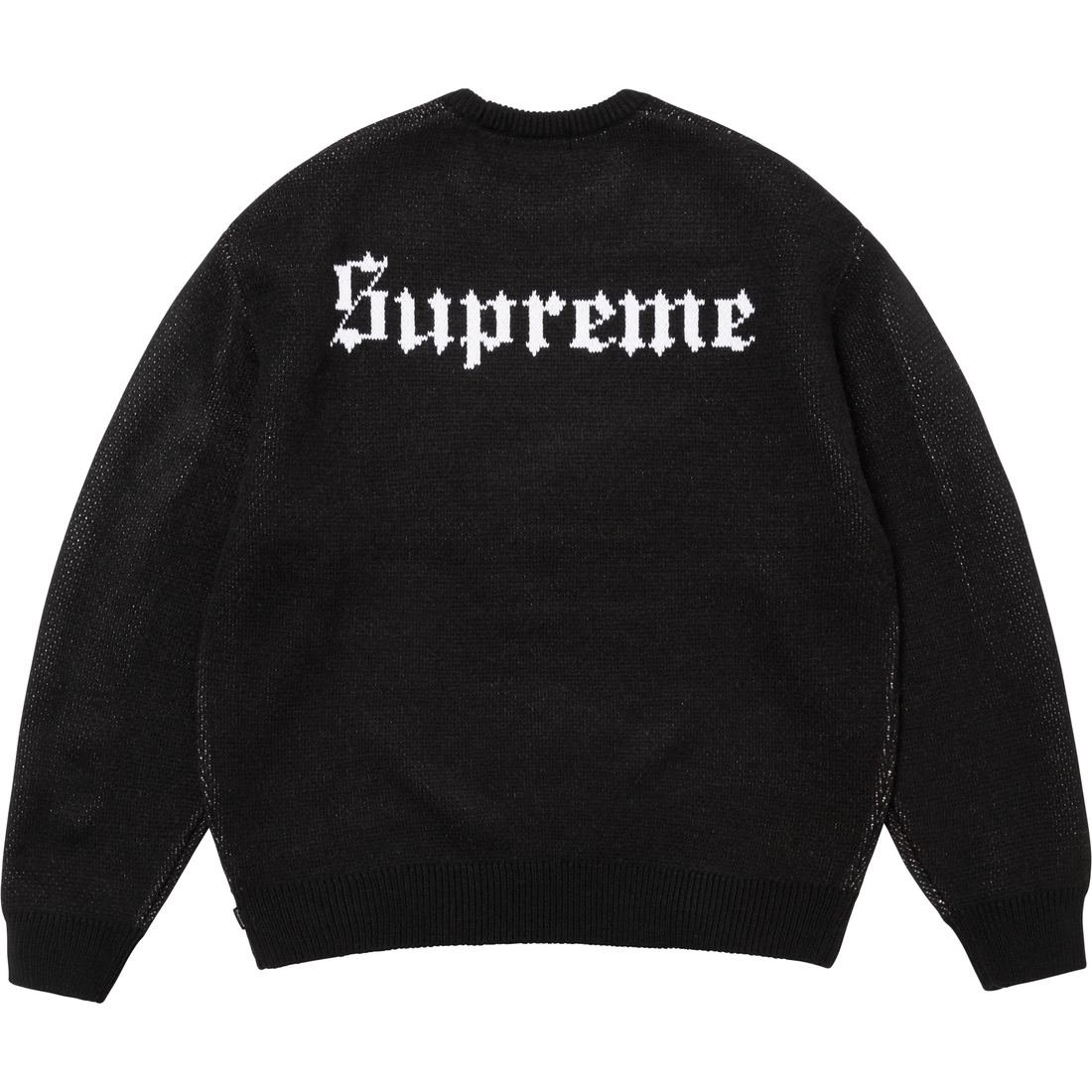 Supreme Snow White Sweater (FW24) - Black - $188