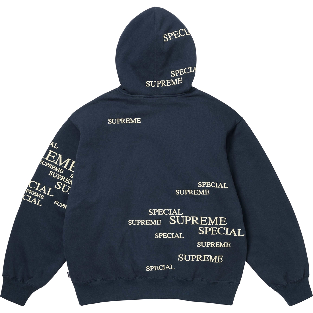 Supreme Special Zip Up Hooded Sweatshirt (FW24) - Navy - $178