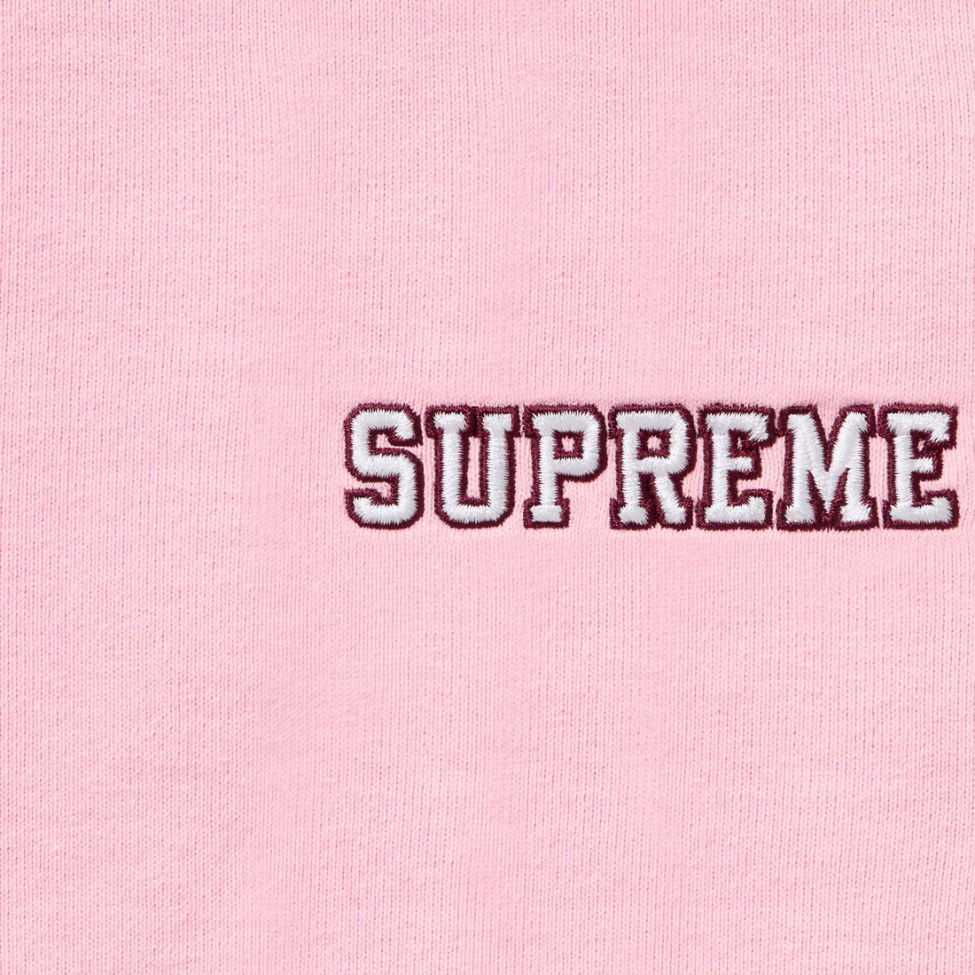 Supreme State Zip Up Hooded Sweatshirt (FW24) - Pink - $188