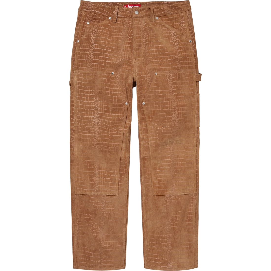 Supreme Suede Double Knee Painter Pant (FW24) - Croc - $498