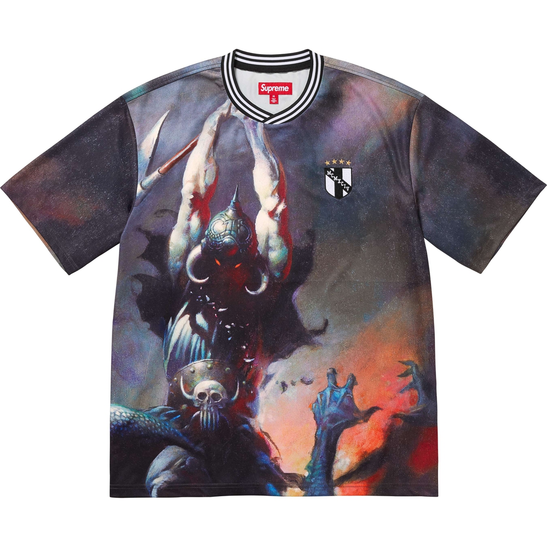 Supreme Supreme Frank Frazetta Soccer Jersey (FW24) - Death Dealer - $118