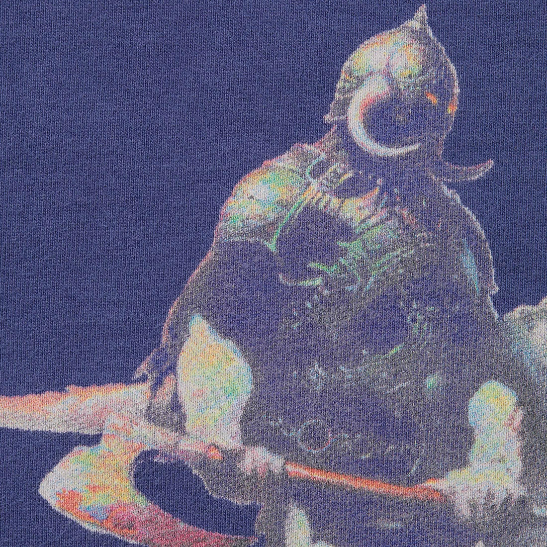 Supreme Supreme Frank Frazetta Zip Up Hooded Sweatshirt (FW24) - Washed Navy - $198