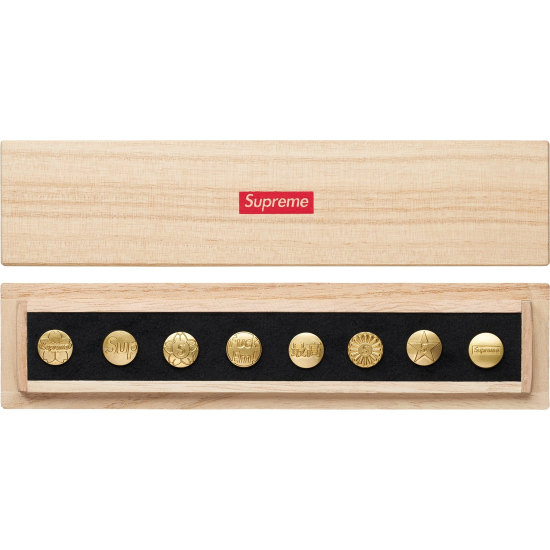 Supreme Supreme CDW Push Pin Set (FW24) - Brass - $32