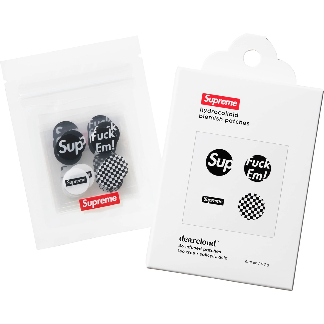 Supreme Supreme dearcloud™ Blemish Patches (36 Pack) (FW24) - Black - $22