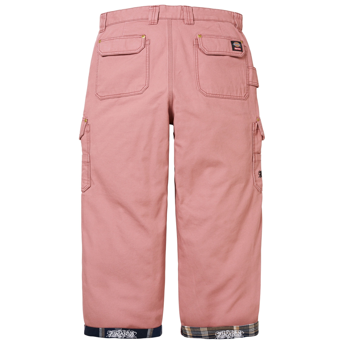 Supreme Supreme Dickies Flannel Lined Cargo Pant (FW24) - Pink - $168