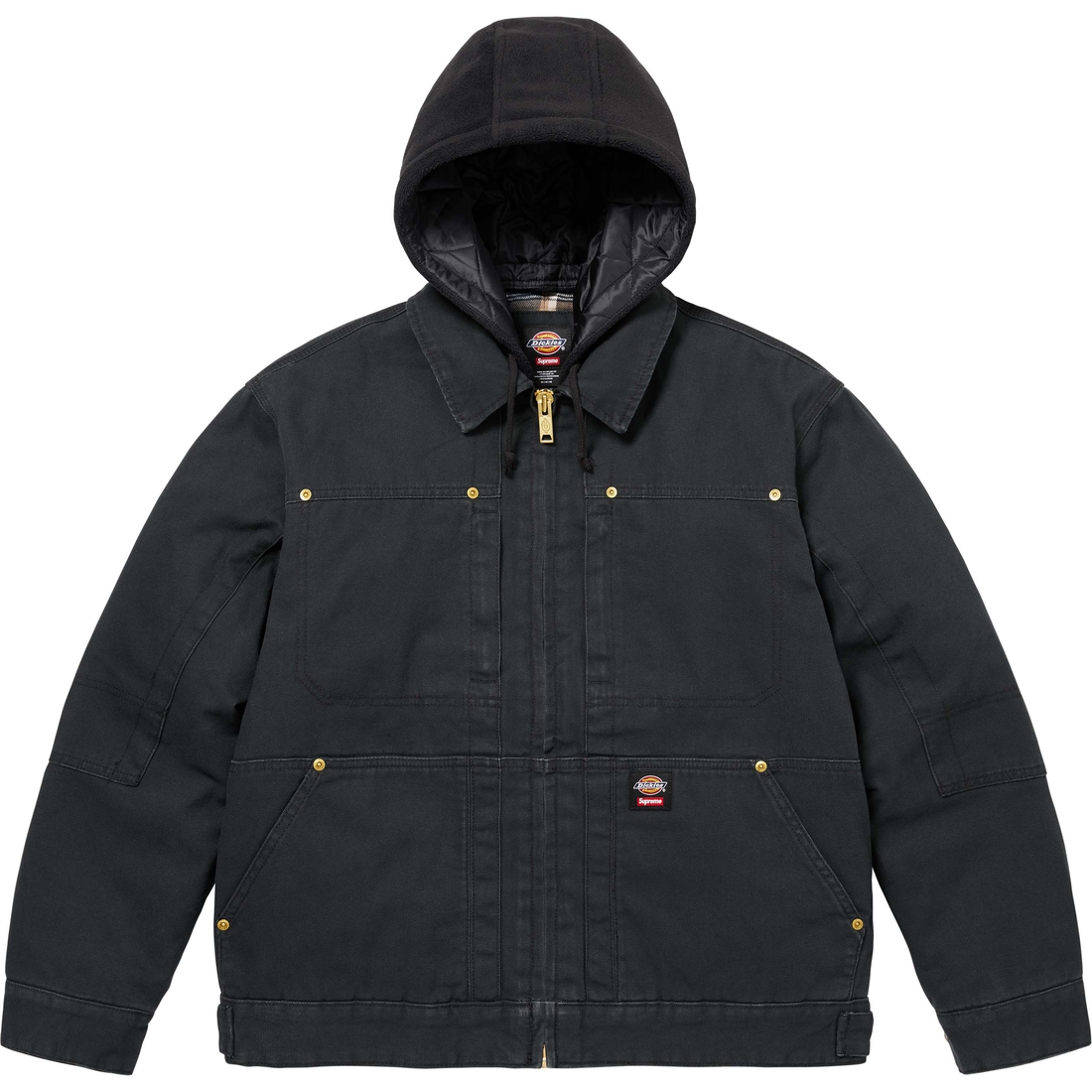 Supreme Supreme Dickies Hooded Work Jacket (FW24) - Black - $198