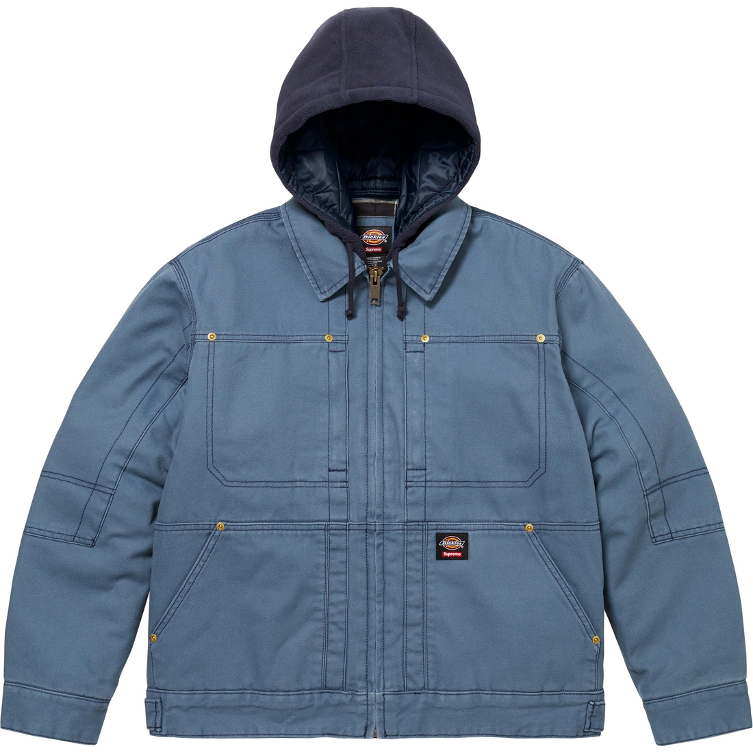 Supreme Supreme Dickies Hooded Work Jacket (FW24) - Light Blue - $198