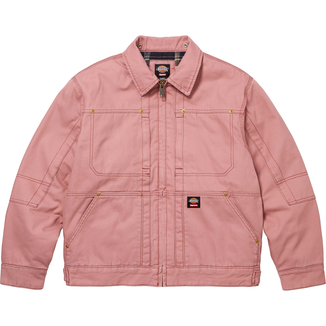 Supreme Supreme Dickies Hooded Work Jacket (FW24) - Pink - $198