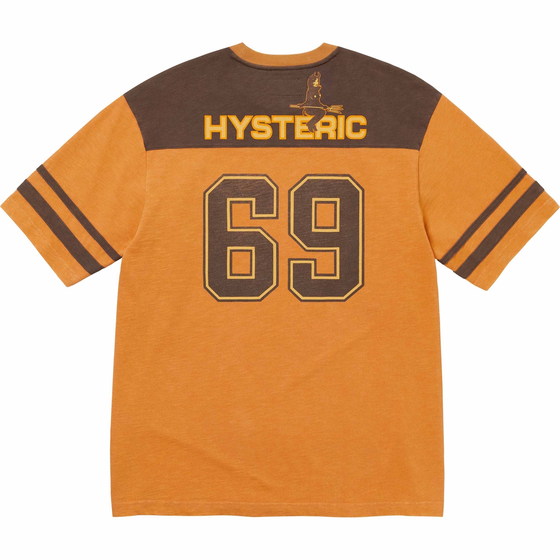 Supreme Supreme HYSTERIC GLAMOUR 69 Football Top (FW24) - Light Orange - $98