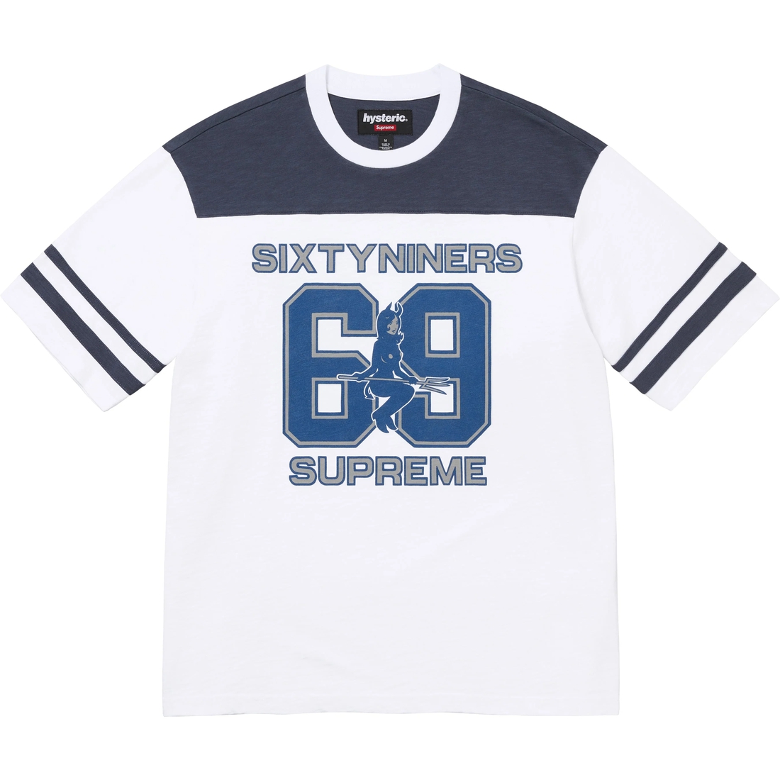 Supreme Supreme HYSTERIC GLAMOUR 69 Football Top (FW24) - White - $98