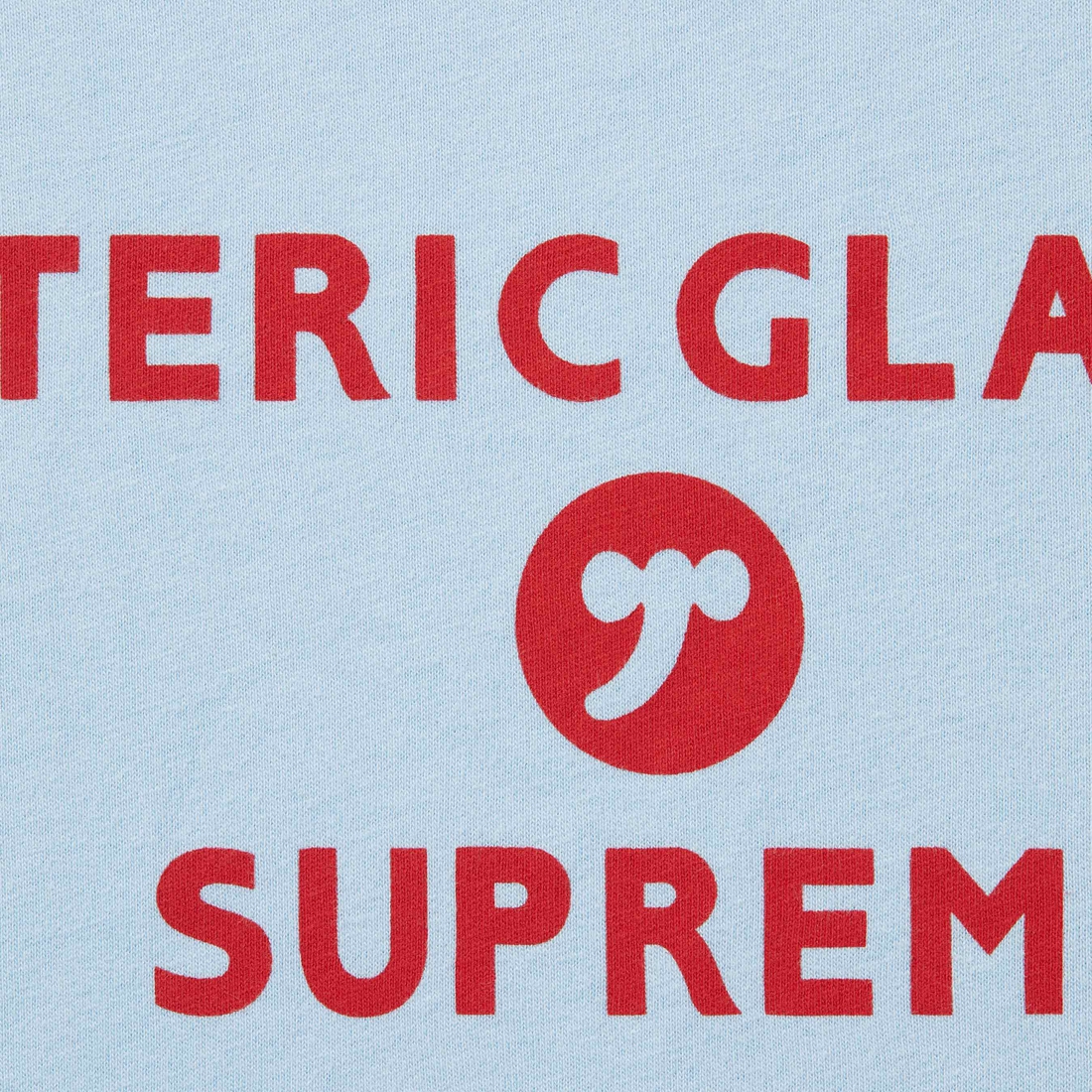 Supreme Supreme HYSTERIC GLAMOUR Baby Tee (FW24) - Light Blue - $58